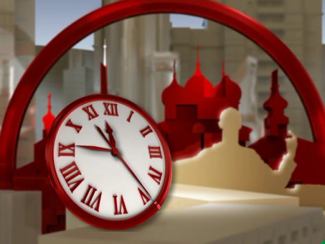 Часы телеканала Городской во время тех. неполадок (08.12.2017)