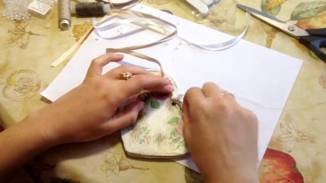 Шебби шик  Сердце ко дню Святого Валентина Часть 2 Shabby chic