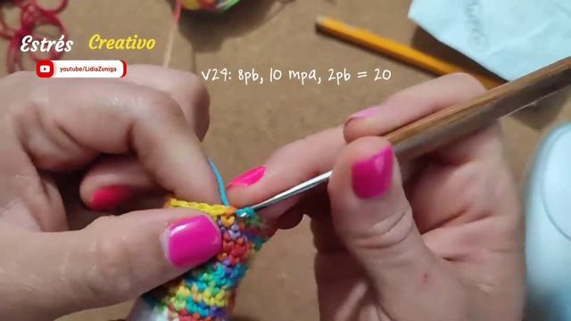 Muñeca Bebe Amigurumi  (2) Las Piernas