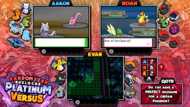 Pokemon Platinum Randomizer Nuzlocke | Triplescreen VS #10 - 