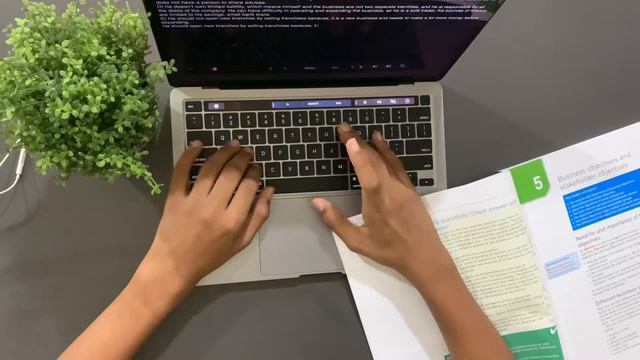Study With Me | 1 Hour | Typing Asmr | Macbook Pro Typing | Study With Yuvan
