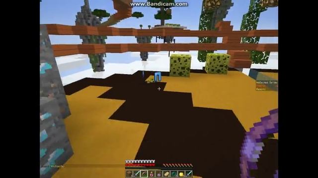 Играем на сервере RuGame Скайварс с лаки блоками. #1