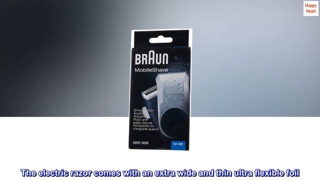 Braun Electric Razor for Men M90 Mobile Electric Shaver Precision Trimmer Washable