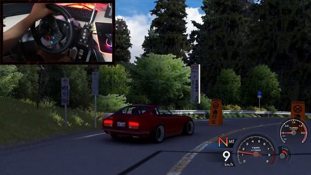 Drifting Nissan Fairlady Z In Touge | Assetto Corsa | Logitech G29 + Handbrake