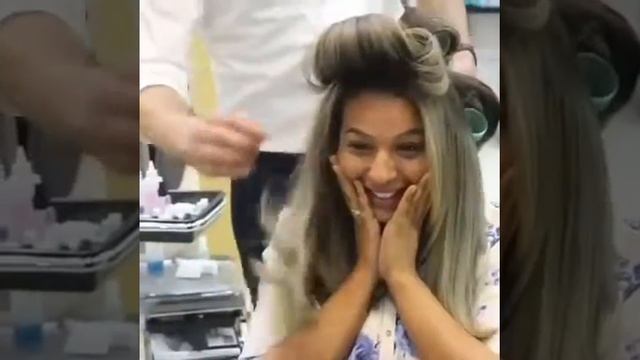 Покраска и укладка волос