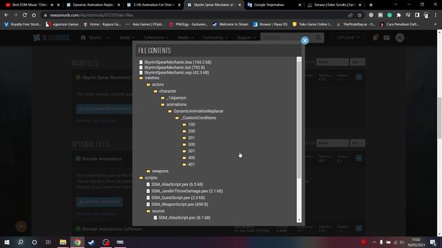 Cara Memasang Dynamic Animation Replacer Untuk Skyrim