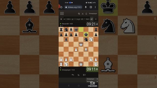 Шахматы, рапид, 10+0, Принятый королевский гамбит