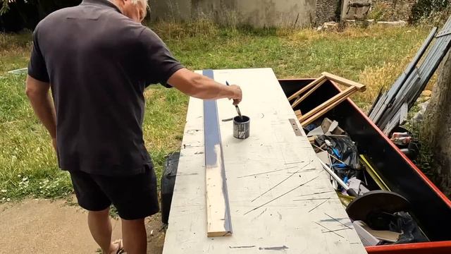 Week 27 Part 1 Painting Disaster!!  Work Starts On The Main House By Making  A Pair Of Shutters....