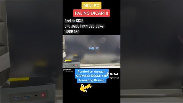 Mini PC Beelink (Komputer Mini) zaman now, tersedia di Tokopedia, Bukalapak, Shopee dll..