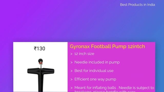 10 Best Ball Pumps with Needle in India with Price
