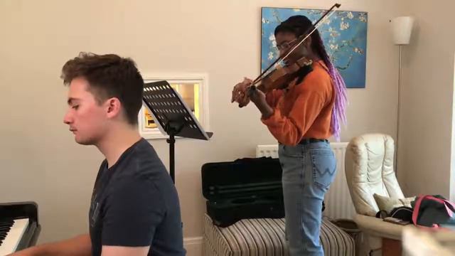 When The Party's Over - Billie Eilish Violin/piano Cover