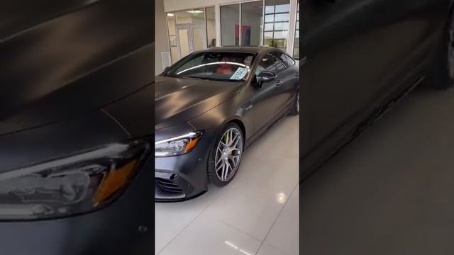 ? 2021 AMG GT 63 S 4 Door Coupé In Designo Graphite Grey Magno Color??⬇️ Follow Me