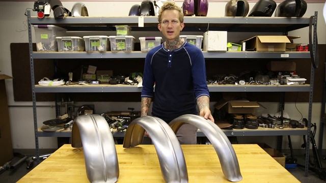 Lowbrow Customs - Stingray Rear Motorcycle Fender Overview