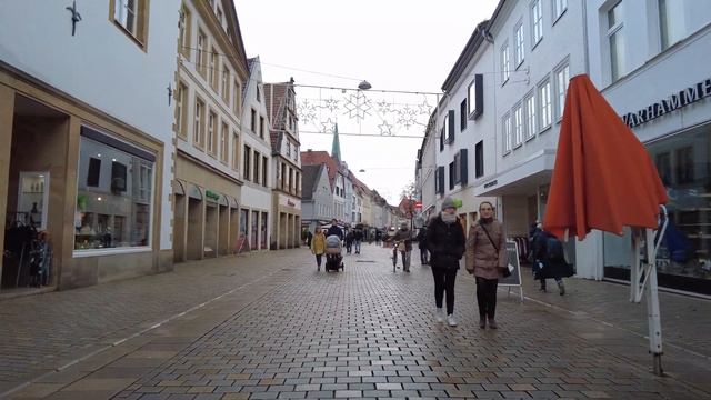 Walking In Downtown Of Bielefeld (Bilehfeld's Virtual Tour) Germany 2023 【4K】