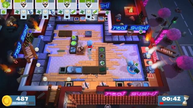 【overcooked!2】アスペと同担拒否が営むゲイレストラン