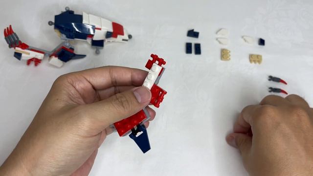 LEGO Creator 31088 Alternative build tutorial Oviraptorレゴクリエイター31088をオヴィラプトルに組み替え