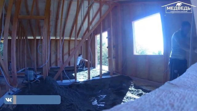 Строительная компания Медведь. Поэтапное строительство.Адлер посёлок Молдовка.Часть вторая