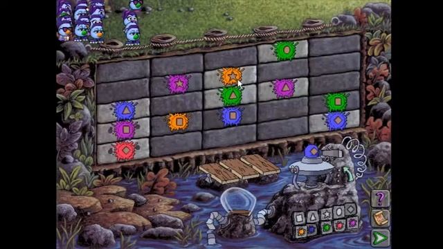 Zoombinis - Mudball Wall (Oh So Hard) Algorithmic Solution