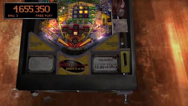 PS4 Pinball Gameplay Ripley's Believe It Or Not!