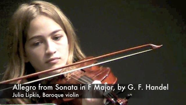 Allegro From Sonata In F Major, By G. F. Handel