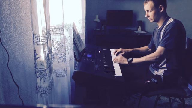 Numb Piano на синтезаторе Yamaha PSR E453 Piano Cover