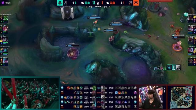 FNC Vs G2 Game 3 Highlights LEC Winter Playoffs Round 2 2024 Fnatic Vs G2 Esports By Onivia