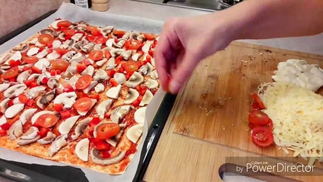 ПИЦЦА РОЛЛЫ  ВЕГЕТАРИАНСКАЯ ПИЦЦА  С ГРИБАМИ