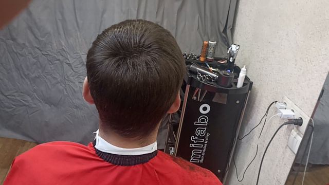 мужская стрижка за 8 минут