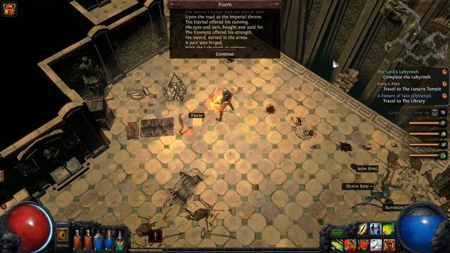 Let's Play Path Of Exile [Blind Ep 23] Chatting And Lord's Labyrinth (Legacy Ranger, POE 2.6)