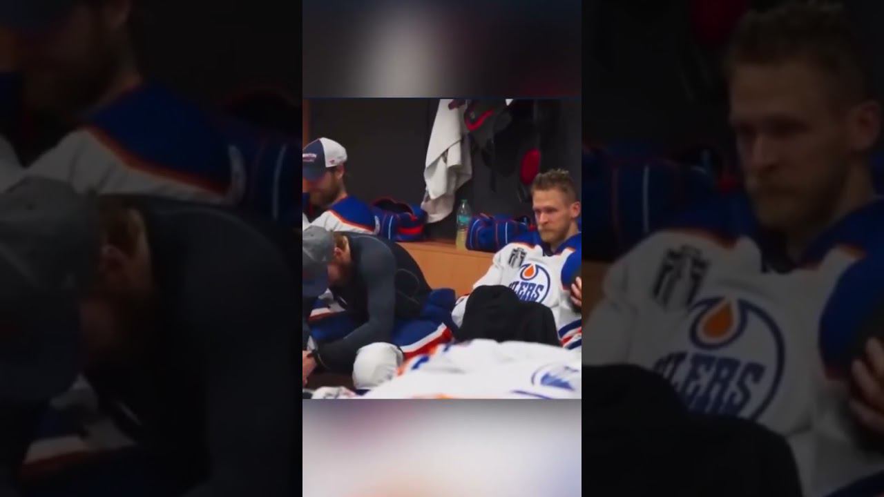 Реакция Эдмонтона на поражение в финале Кубка Стэнли #нхл #хоккей #shorts