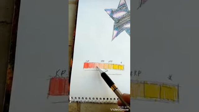 Туториал плавный переход карандашами космос. После стрима