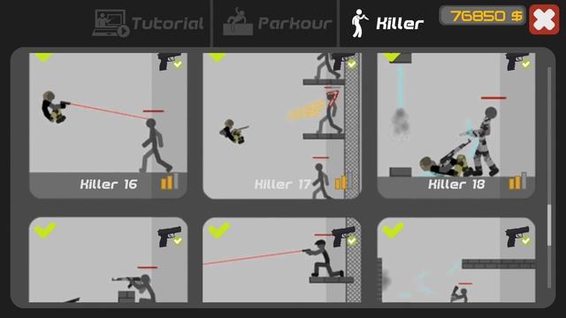 Stickman Backflip Killer 5 Laser Gun  Killer Mode Walkthrough Part 22 Android Gameplay HD