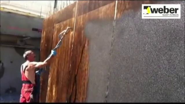 Weber.tec 915 - Nanášení Hrubé Vrstvy Stříkáním