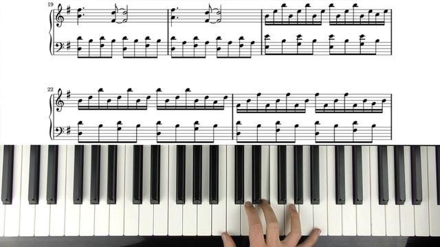 How to play Comptine dun autre été Laprès-midi - Yann Tiersen Amelie Theme Piano Tutorial