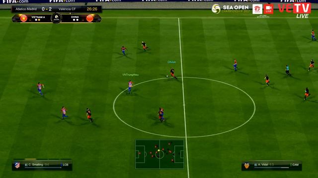 [16.09.2017] CHINA Vs VIETNAM A [Knock-out 1][SOC 2017]