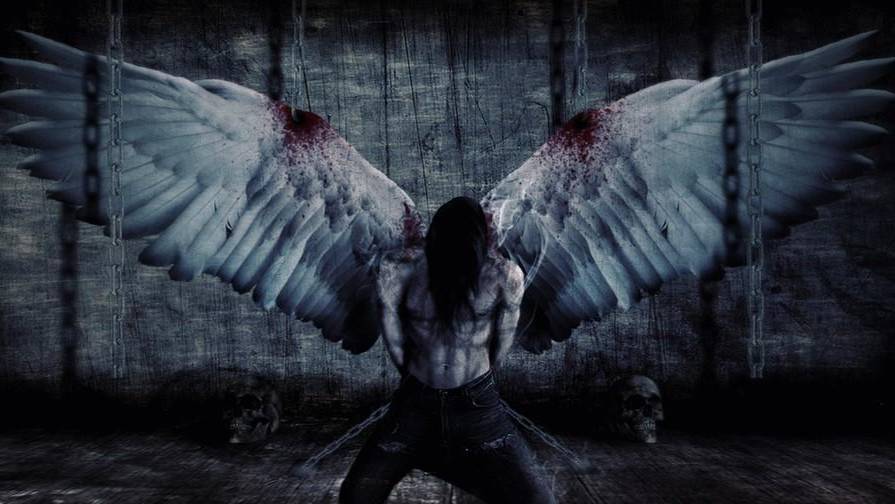 О падшем ангеле.