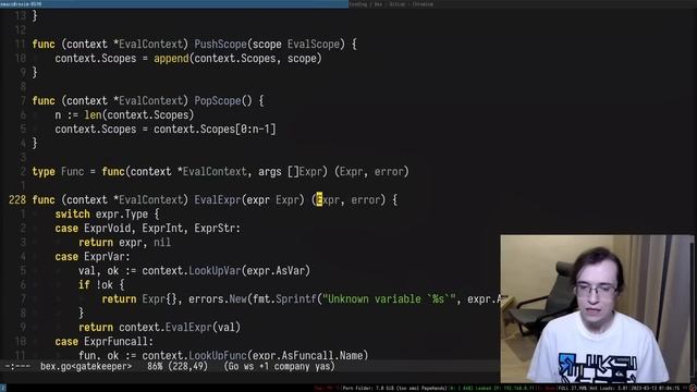 Coding in Go while Google is Spying on Me