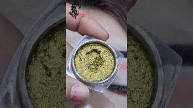 Green Cut Crease Eye Makeup Tutorial For Beginners #lashesbeautyparlour #eyemakeup #shorts