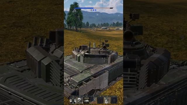 30-ти секундный #shorts обзор т-72б3 обновления красные небеса в War Thunder