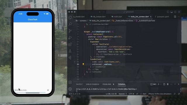 How To Create A Glassmorphism Todo List With Flutter And SQFlite