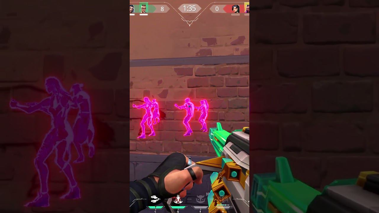 Раскидка за FADE и игра в команде  #valorant