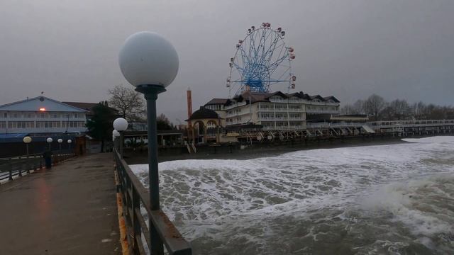 Опять снег!  Вечерний обзор № 2?ЛАЗАРЕВСКОЕ СЕГОДНЯ?СОЧИ.