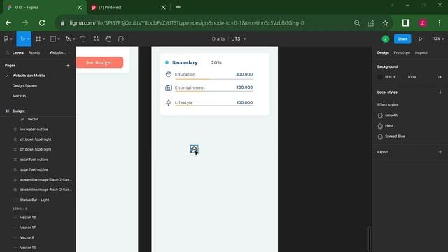 Figma Speed Art #3 | Create Money Tracker App From Scratch