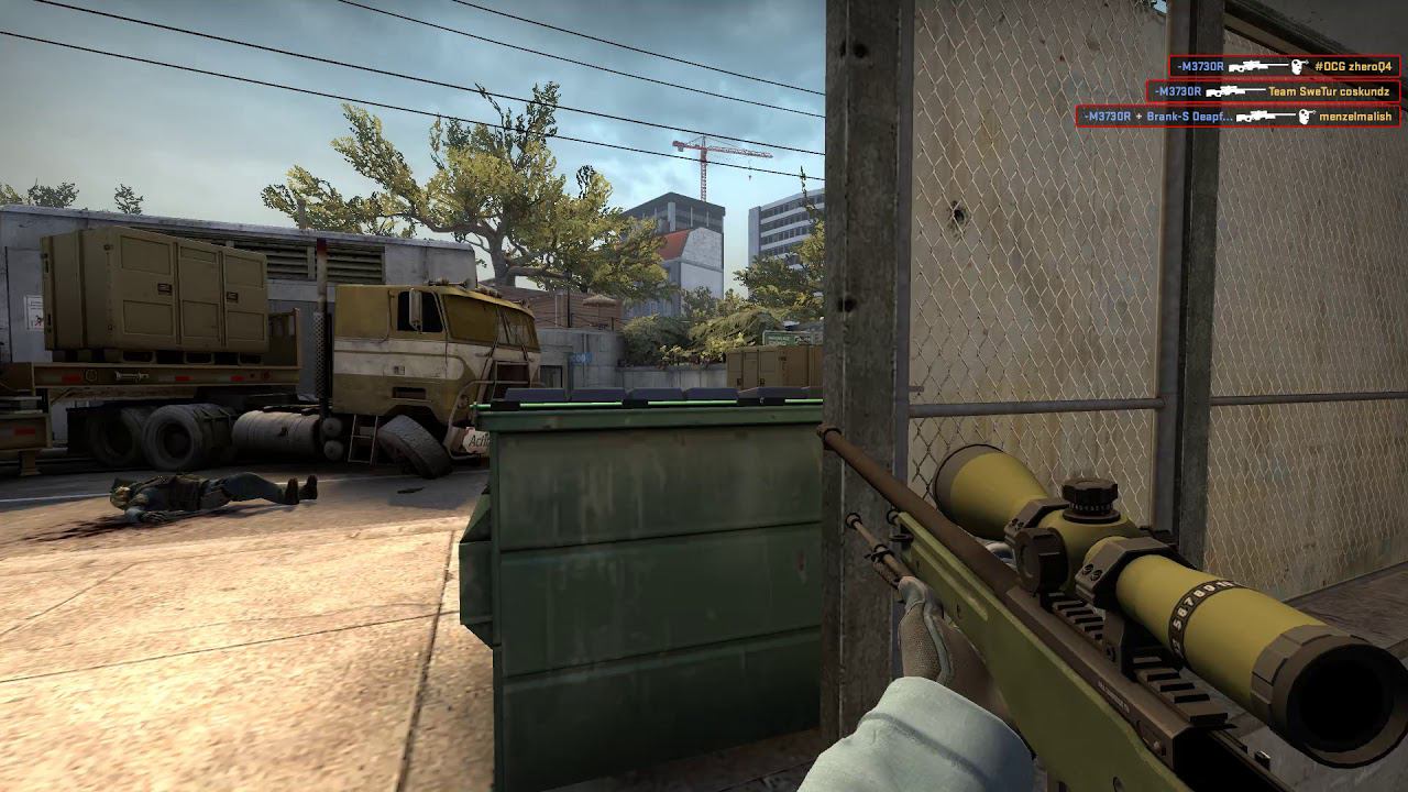 4K AWP On De_overpass 2017 Year