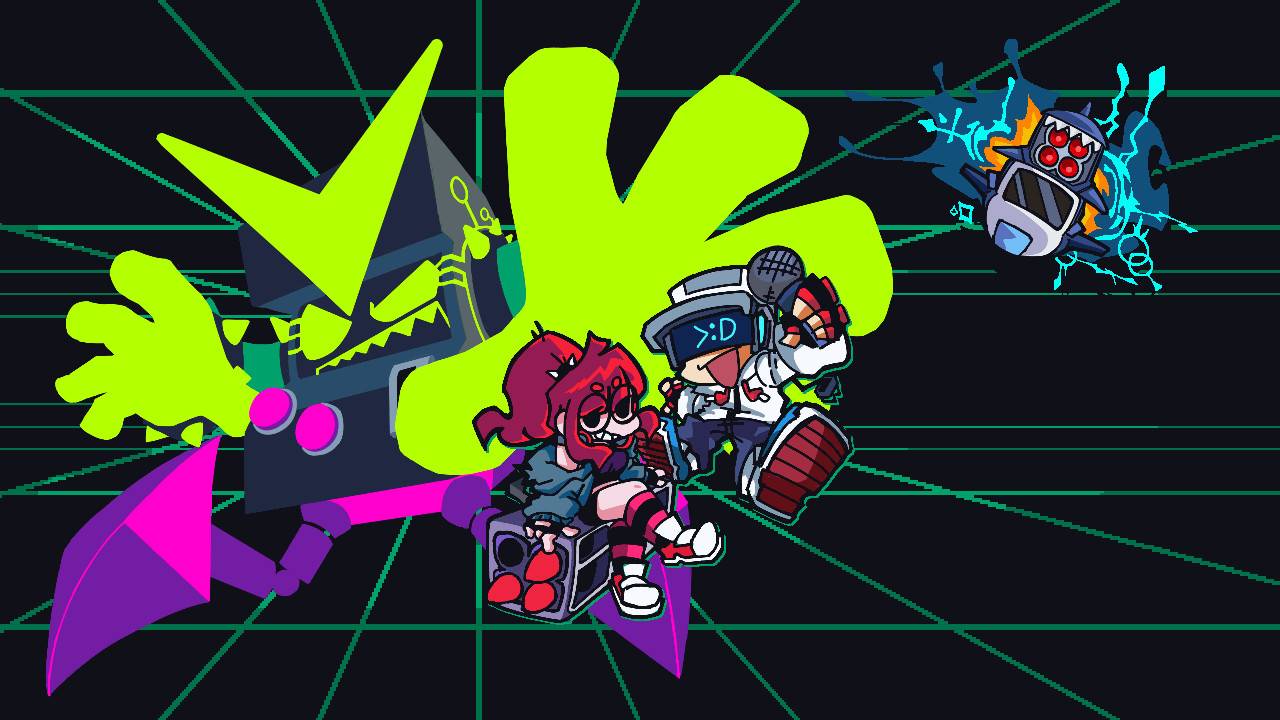 Friday Night Funkin FULL MOD MAD VIRUS ATTACK 8 BIT From BRAWL STARS PERFECT GFC