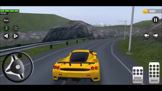 Driving Academy: India 3D / Yellow Ferrari Car - Super Car Driving / Android & IOS Gameplay HD #27
