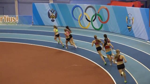 Перверство России 2015 зима - 800м юниорки ФИНАЛ