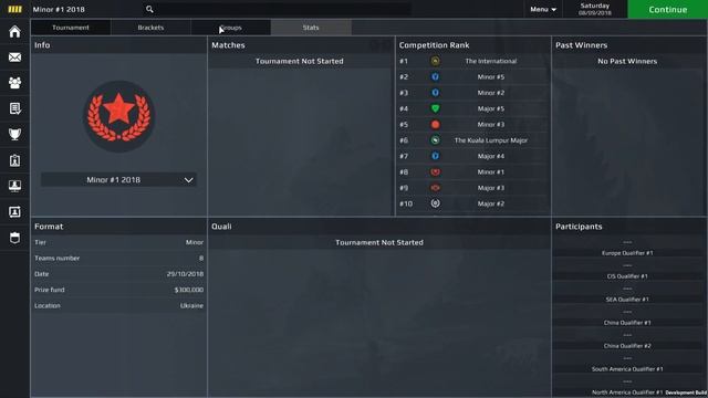 ESports Manager [DEVLOG #6] - Dota Pro Circuit