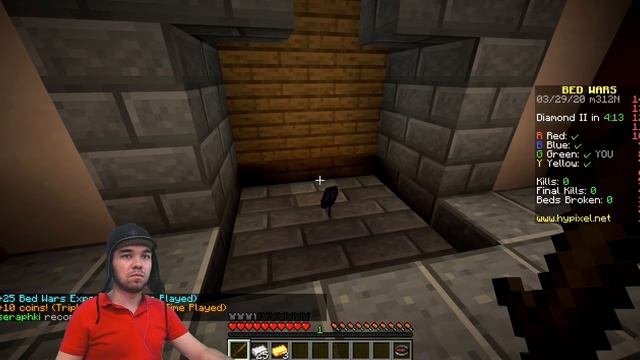 Впервые играю в мини игры в Майнкрафт || Хайпиксель бед варс