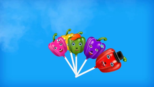 The Finger Family Capsicum Family Nursery Rhyme - Capsicum Finger Family Collection